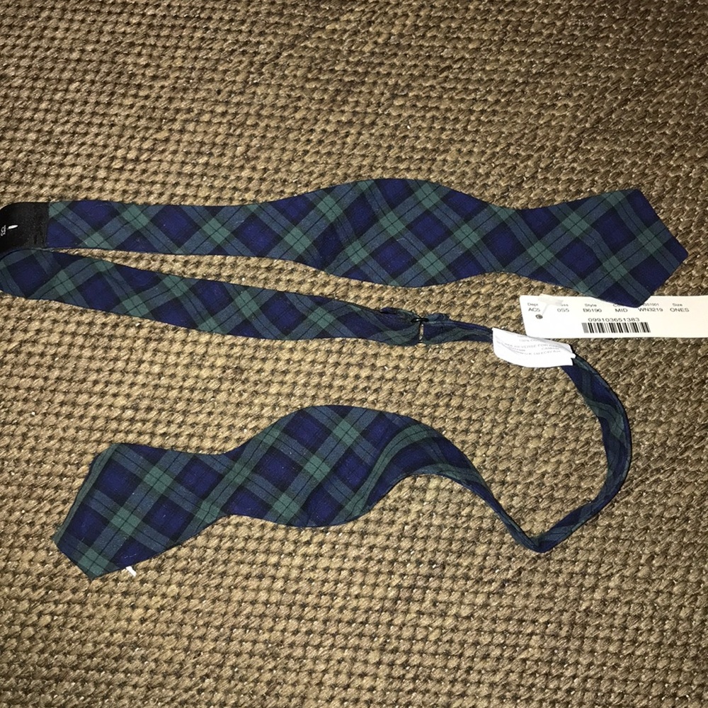 NWT j.crew adjustable bow tie for men